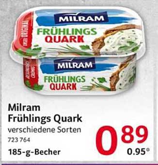 Milram Frühlings Quark verschiedene Sorten 185-g-Becher