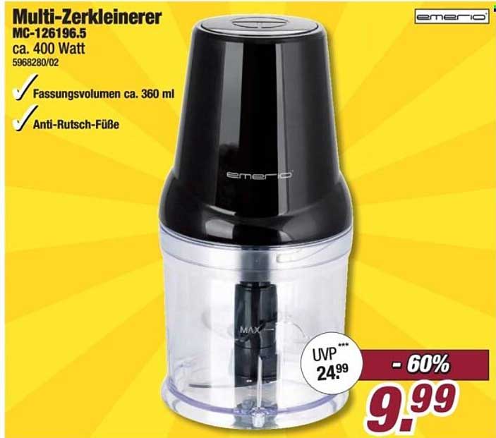 Multi-Zerkleinerer MC-126196.5 von Emerio
