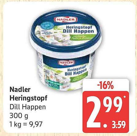 Nadler Heringstopf Dill Happen 300 g