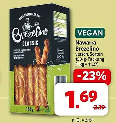Nawarra Brezelino - Verschiedene Sorten 150-g-Packung