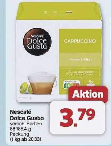 Nescafé Dolce Gusto Cappuccino, 8 Kapseln