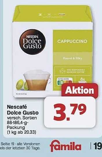Nescafé Dolce Gusto Cappuccino - vielseitiger Kaffeegenuss