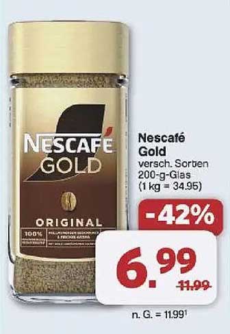 Nescafé Gold - verschiedene Sorten, 200-g-Glas