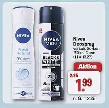 Nivea Deospray 150-ml-Dose - Aktionspreis