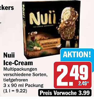 Nuii Ice-Cream Multipackungen - verschiedene Sorten, tiefgefroren