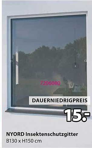 NYORD Insektenschutzgitter B130 x H150 cm
