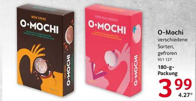 O-Mochi - verschiedene Sorten, gefroren