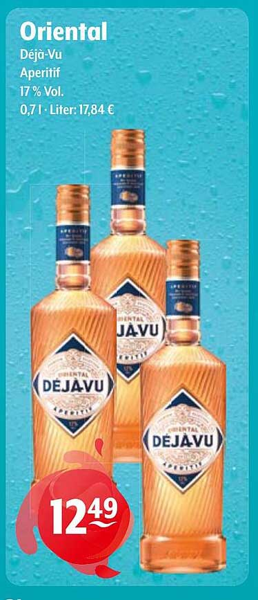 Oriental Déjà-Vu Aperitif 0,7L, 17% Vol.