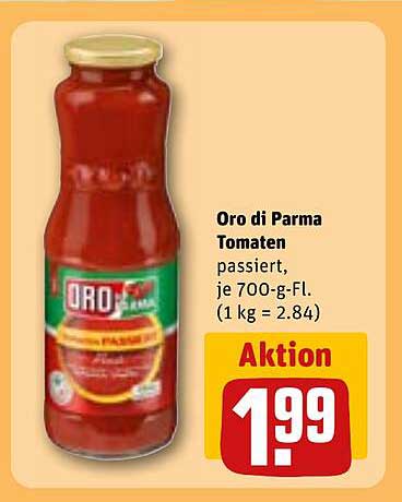 Oro di Parma Tomaten, passiert, je 700-g-Fl.