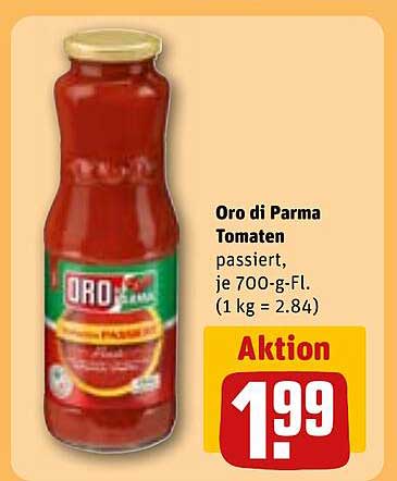 Oro di Parma Tomaten, passiert, je 700-g-Fl.