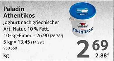 Paladin Athentikos Joghurt nach griechischer Art, Natur, 10 % Fett