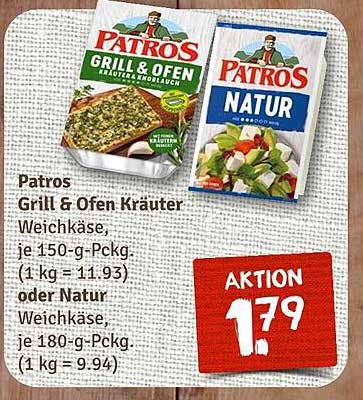 Patros Grill & Ofen Kräuter oder Natur Weichkäse, je 150-g- oder 180-g-Packung