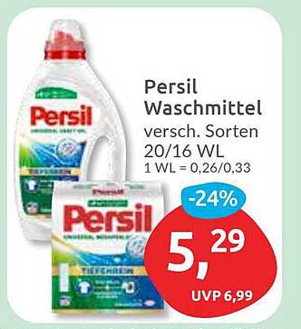 Persil Waschmittel - versch. Sorten 20/16 WL