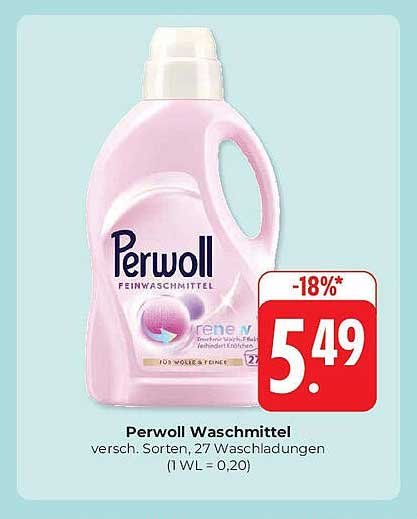 Perwoll Waschmittel - Verschiedene Sorten, 27 Waschladungen