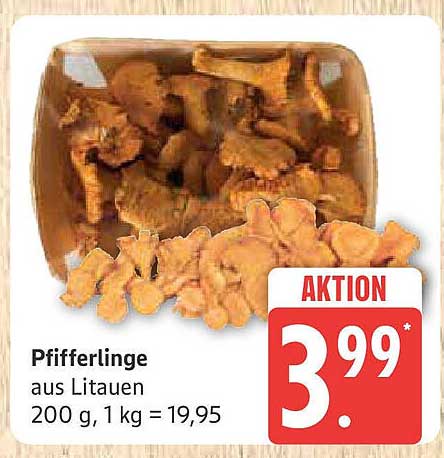 Pfifferlinge aus Litauen 200 g