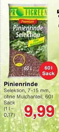 Pinienrinde Selektion, 7–15 mm, 60 l Sack