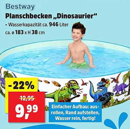 Planschbecken "Dinosaurier"