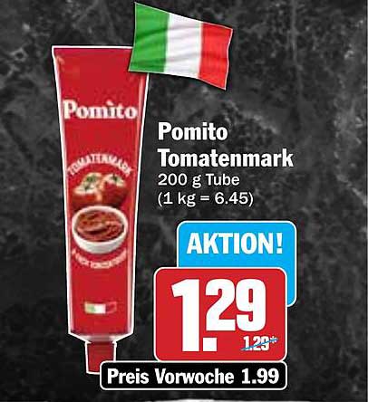 Pomito Tomatenmark 200 g Tube