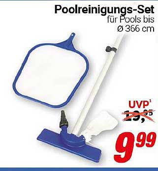 Poolreinigungs-Set für Pools bis Ø 366 cm