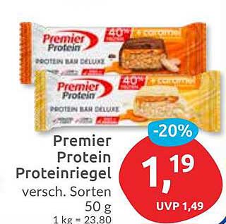 Premier Protein Riegel - Verschiedene Sorten