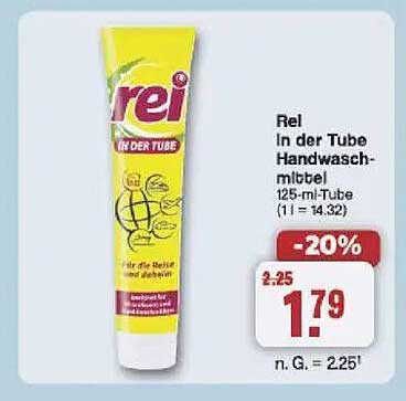 rei In der Tube Handwaschmittel 125-ml-Tube