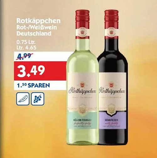 Rotkäppchen Rot-/Weißwein Deutschland 0,75 L