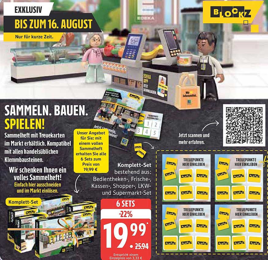 Sammeln. Bauen. Spielen! - Komplett-Set im Marktkauf