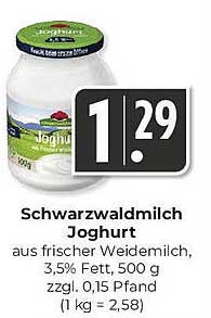 Schwarzwaldmilch Joghurt 500 g