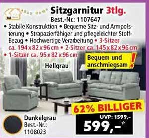 Sitzgarnitur 3tlg.