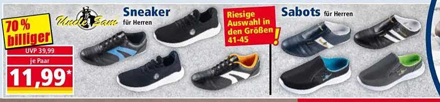Sneaker und Sabots für Herren - riesige Auswahl!