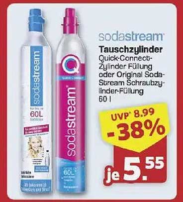 SodaStream Tauschzylinder - Jetzt zum Vorteilspreis!