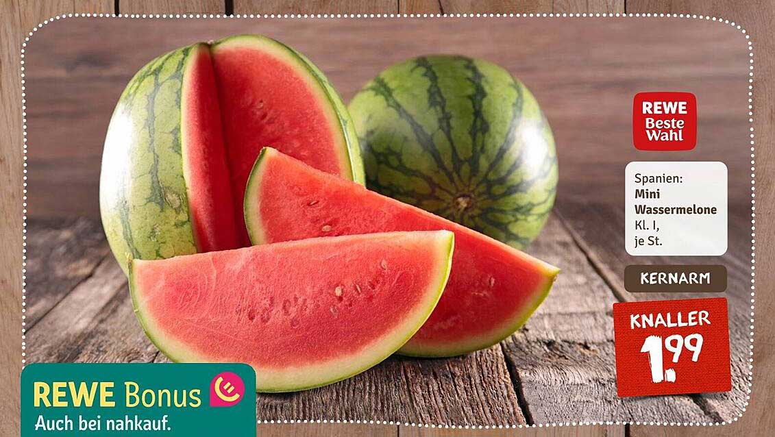 Spanische Mini-Wassermelone Kl. I, je St.