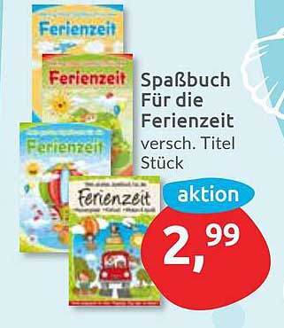 Spaßbuch Für die Ferienzeit - verschiedene Titel