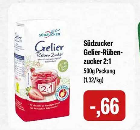 Südzucker Gelier-Rübenzucker 2:1 500g Packung