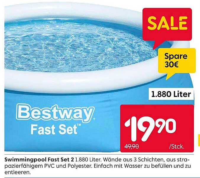 Swimmingpool Fast Set