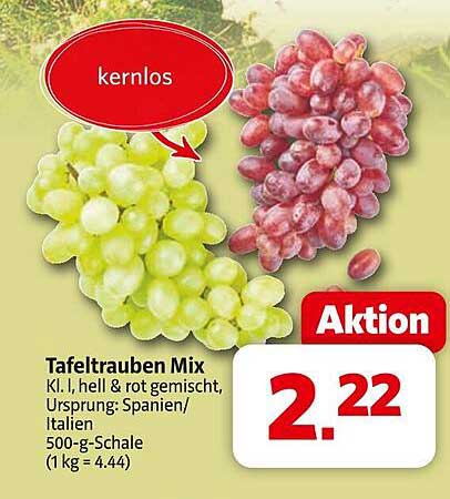 Tafeltrauben Mix - Kernlos, frisch und köstlich