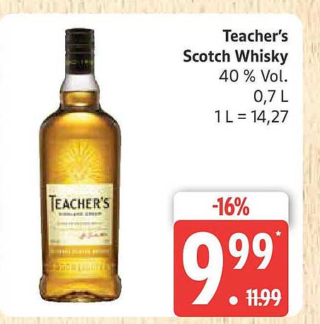 Teacher's Scotch Whisky 40 % Vol. 0,7 L