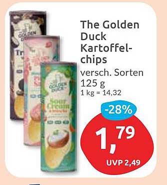 The Golden Duck Kartoffelchips 125 g - verschiedene Sorten