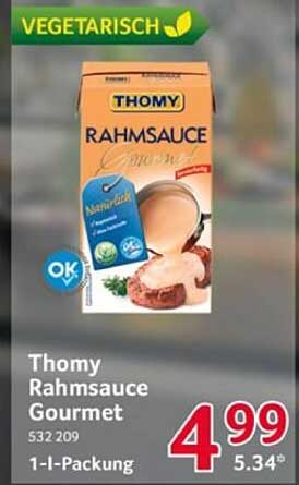 Thomy Rahmsauce Gourmet 1-I-Packung