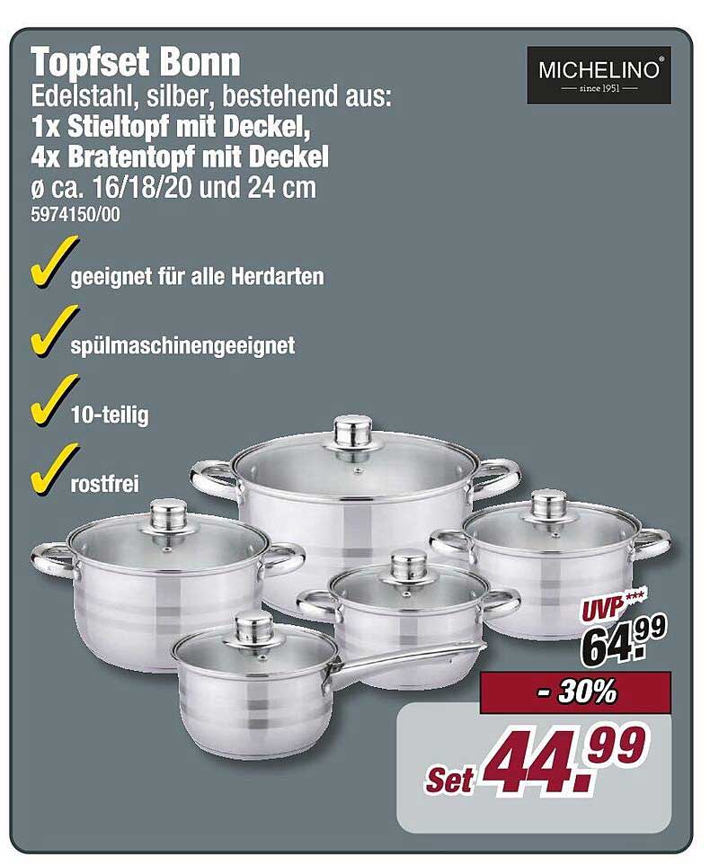 Topfset Bonn von Michelino