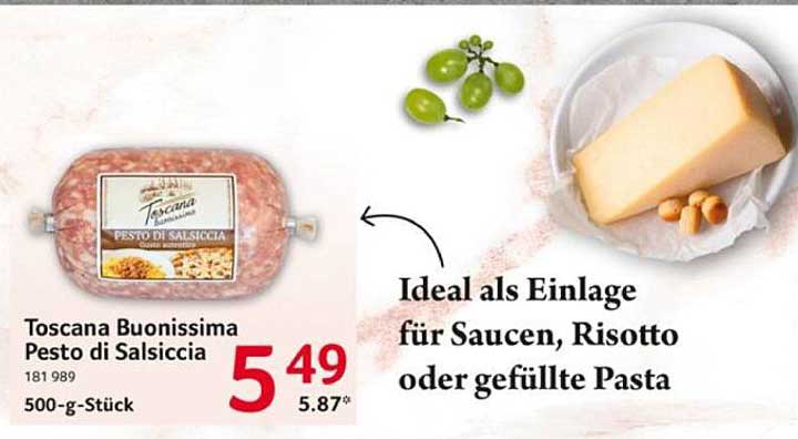 Toscana Buonissima Pesto di Salsiccia 500-g-Stück