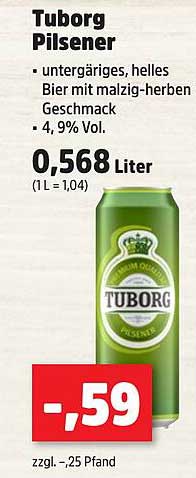 Tuborg Pilsener 0,568 Liter