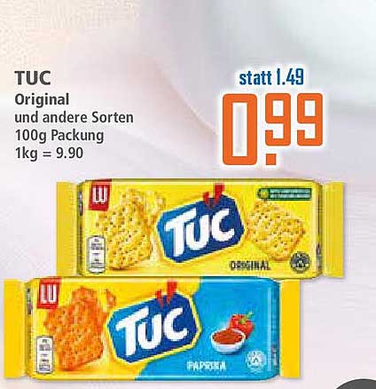 TUC Original und andere Sorten 100g Packung