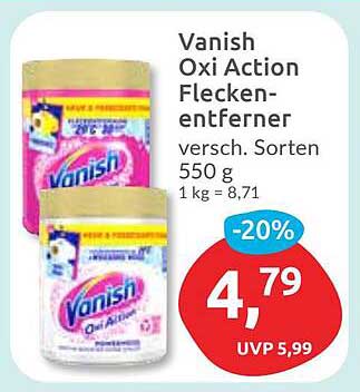 Vanish Oxi Action Fleckenentferner 550 g