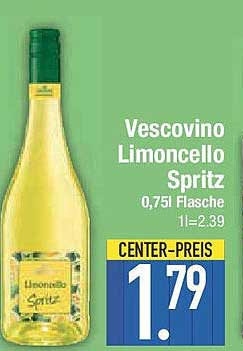 Vescovino Limoncello Spritz 0,75l Flasche