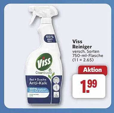 Viss Reiniger - Bad + Dusche Anti-Kalk 750 ml
