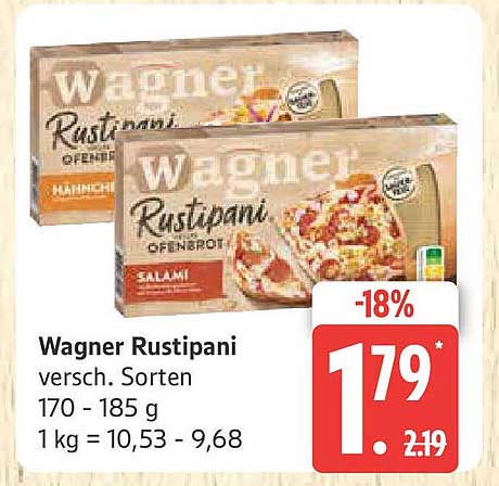 Wagner Rustipani verschiedene Sorten 170 - 185 g