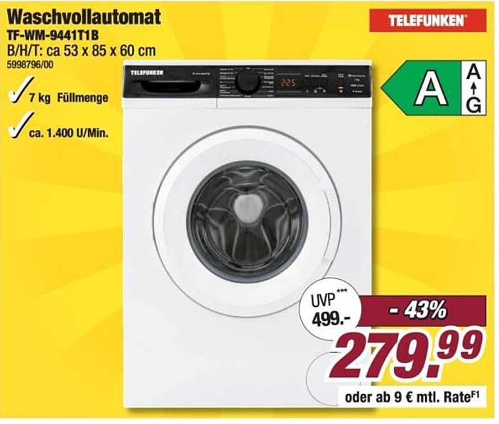 Waschvollautomat TELEFUNKEN TF-WM-9441T1B