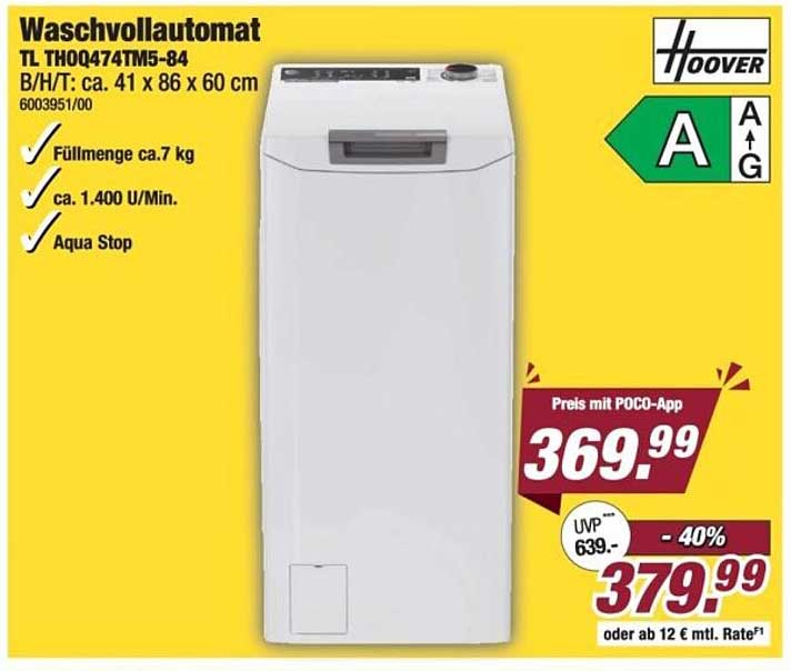 Waschvollautomat TL H004747TM5-84 von Hoover