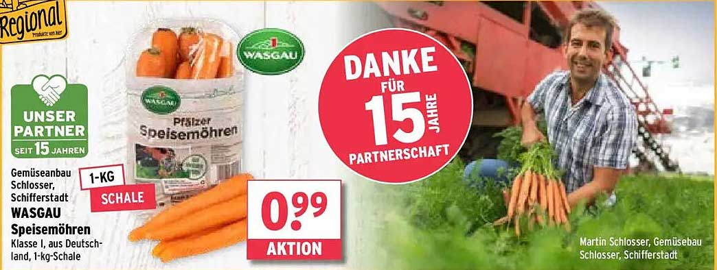 WASGAU Pfälzer Speisemöhren 1-kg-Schale